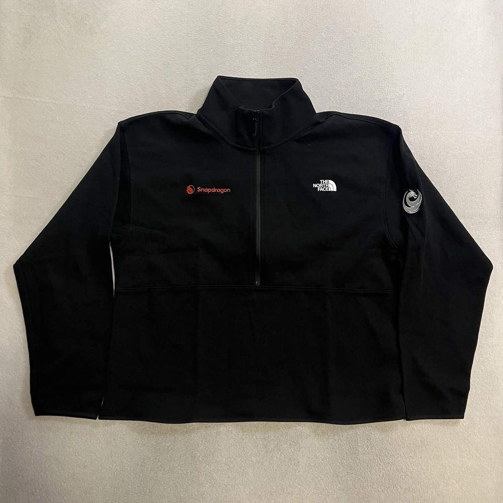 The North Face Double-Knit 1/2-Zip Fleece Women's Size XL Black NF0A8C5H